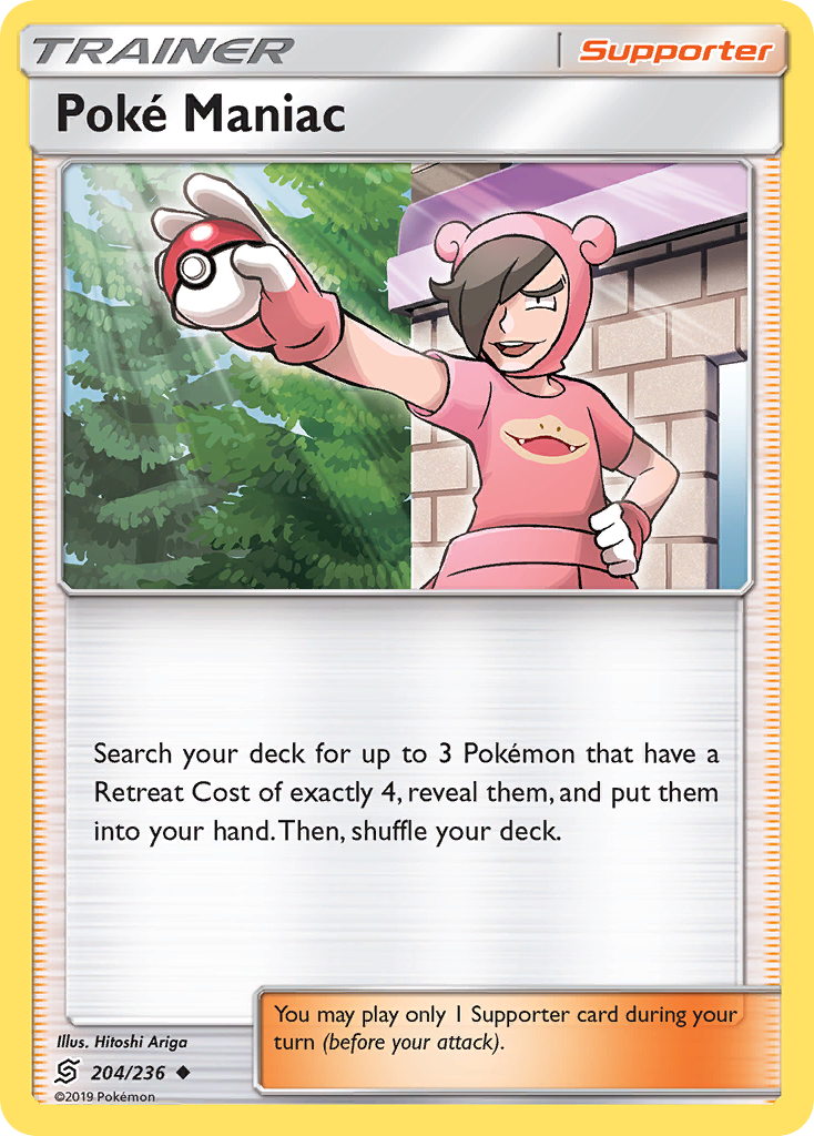 Poke Maniac (204/236) [Sun & Moon: Unified Minds]