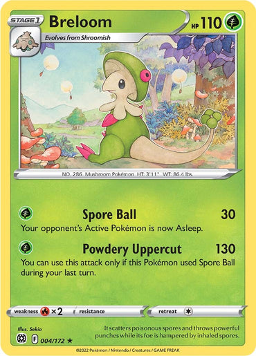 Breloom (004/172) [Sword & Shield: Brilliant Stars]