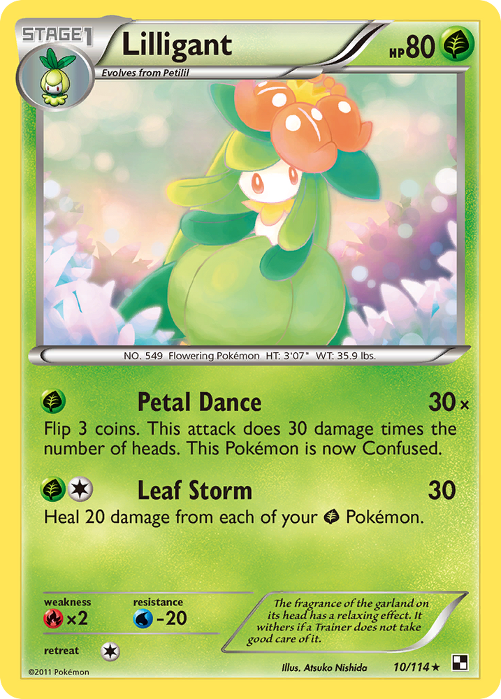 Lilligant (10/114) [Black & White: Base Set]