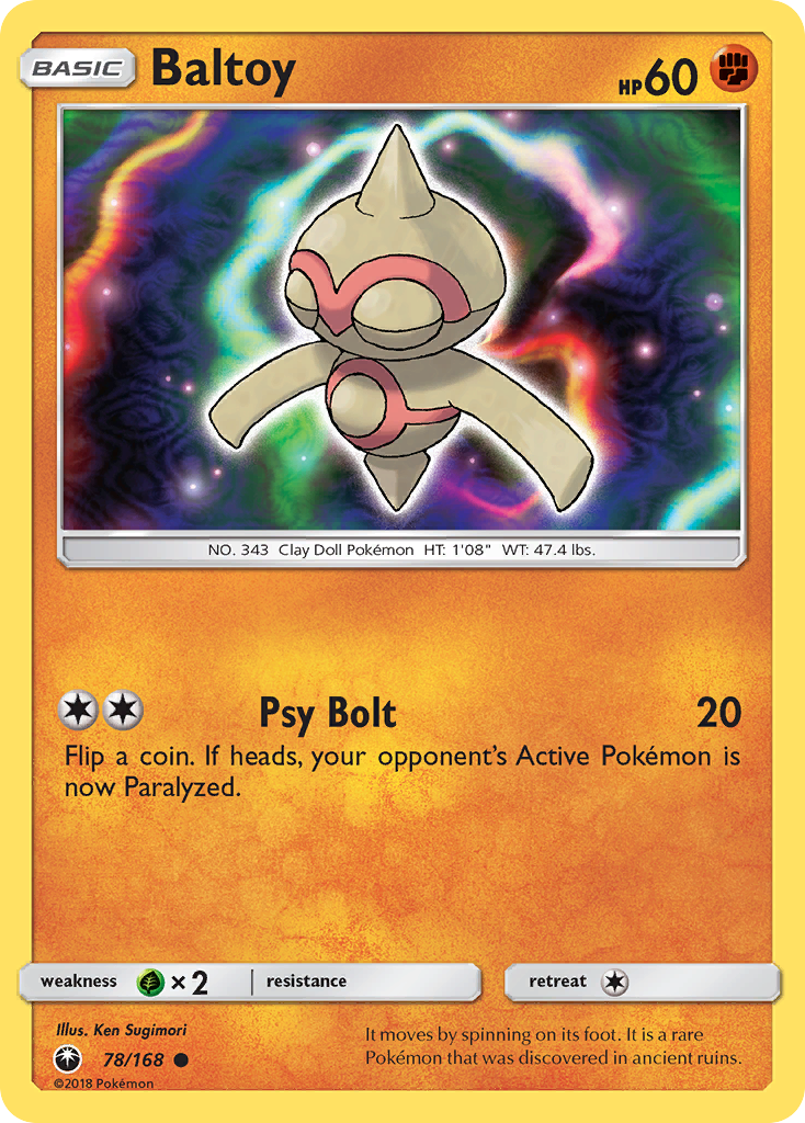 Baltoy (78/168) [Sun & Moon: Celestial Storm]