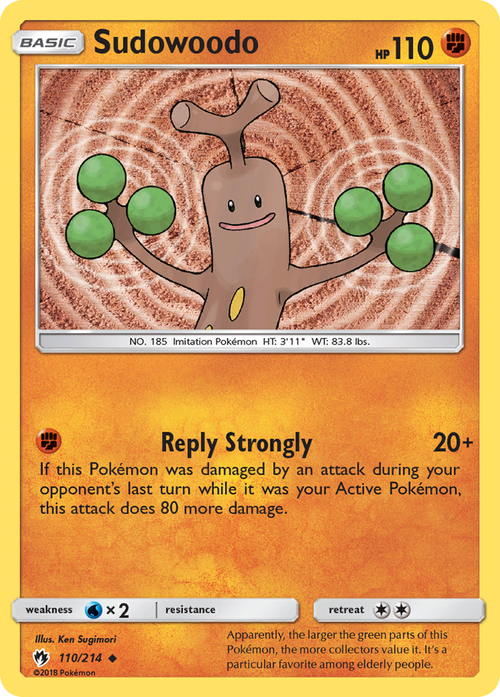 Sudowoodo (110/214) [Sun & Moon: Lost Thunder]