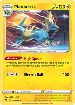 Manectric (052/185) [Sword & Shield: Vivid Voltage]