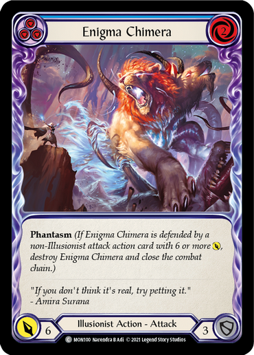 Enigma Chimera (Blue) [MON100] (Monarch)  1st Edition Normal