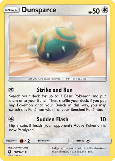 Dunsparce (110/168) [Sun & Moon: Celestial Storm]